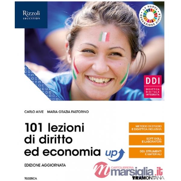 101 LEZIONI DI DIRITTO ED ECONOMIA UP VOL. + HUB KIT