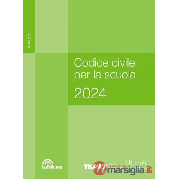 CODICE CIVILE PER LA SCUOLA 2024