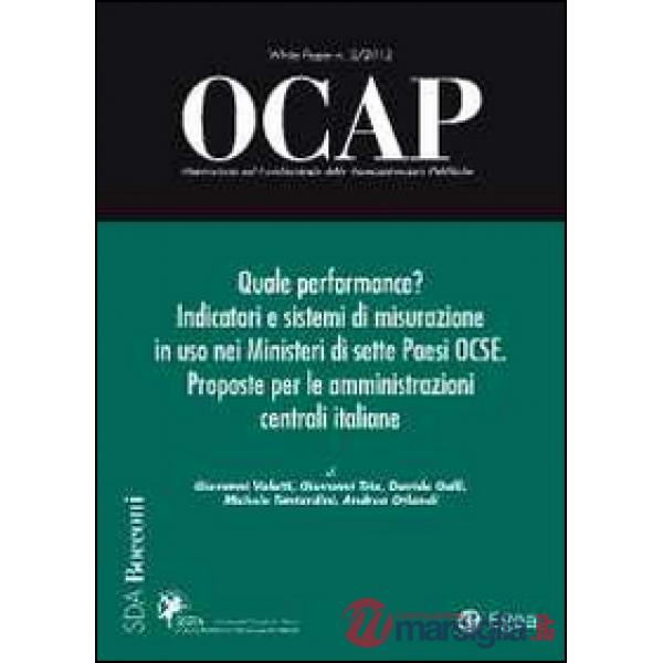 OCAP. Osservatorio sul cambiamento delle amministrazioni pubbliche (2012). Vol. 