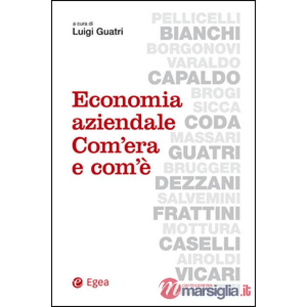 Economia aziendale. Com'era e com'è