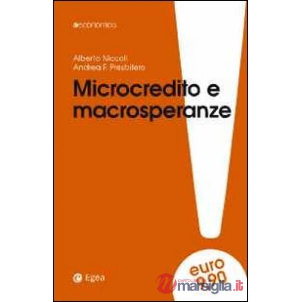 Microcredito e macrosperanze