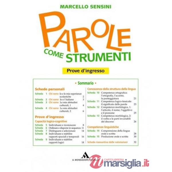 PAROLE COME STRUMENTI TOMO A + CD