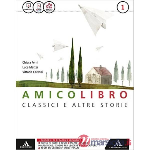 AMICO LIBRO VENDITA VOLUME 1 + EPICA + QUADERNO 1