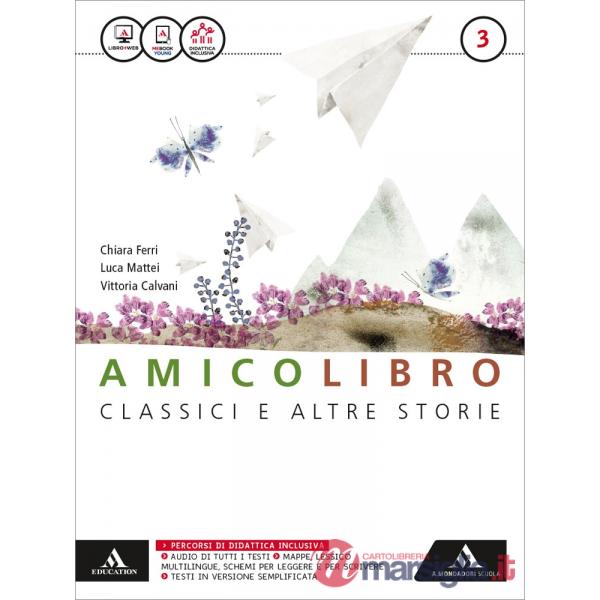 AMICO LIBRO MB + CONT.DIGIT. VOLUME 3 + QUADERNO 3