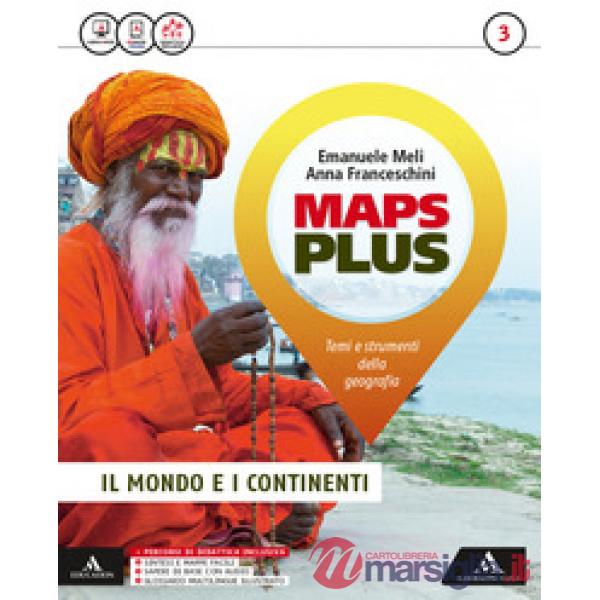 MAPS PLUS 3 MONDO CONTINENTI + ATLANTE 3 + QUADERN