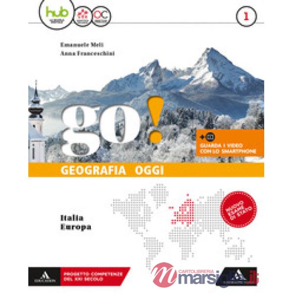 GO! GEOGRAFIA 1 + ATLANTE + REGIONI SU HUB