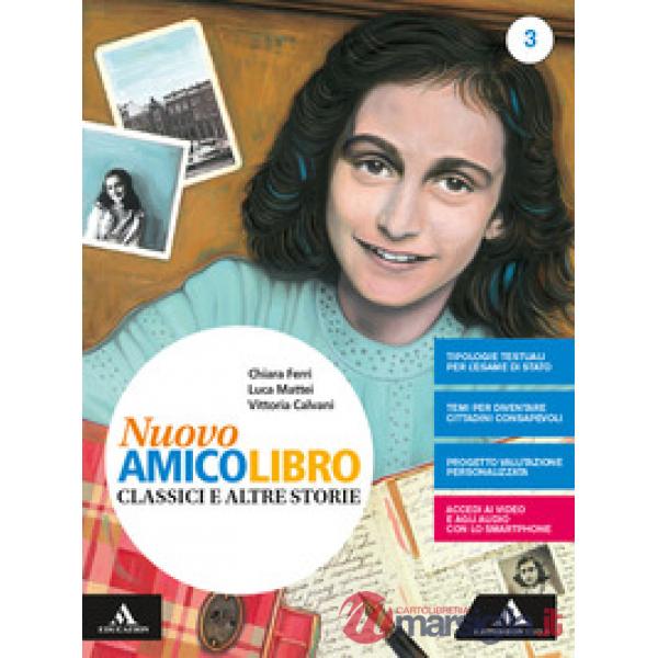 NUOVO AMICOLIBRO 3 + QUADERNO + DVD + LIBRO DIGITALE