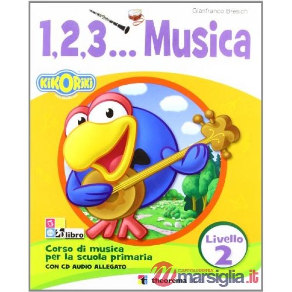 1, 2, 3... MUSICA 2 LIV. + CD