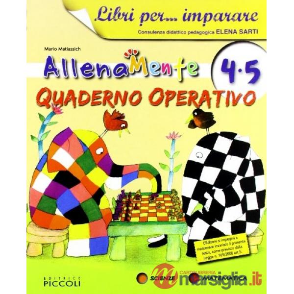 LIBRI PER IMPARARE 4 ALLENAMENTE AREA MATEMATICO S