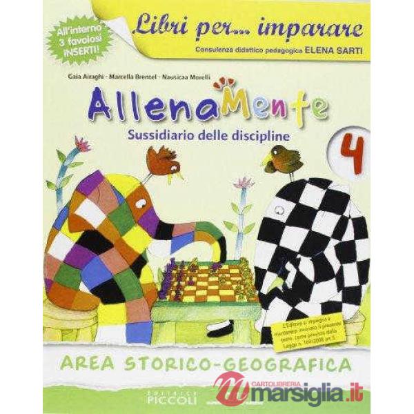 LIBRI PER IMPARARE 4 ALLENAMENTE AREA STORICO GEOG