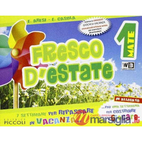 FRESCO D'ESTATE MATEMATICA VOLUME 1 + GIOCHI ONLINE