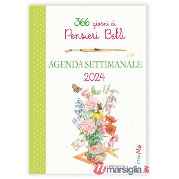 Agenda Settimanale 2024. Pensieri belli