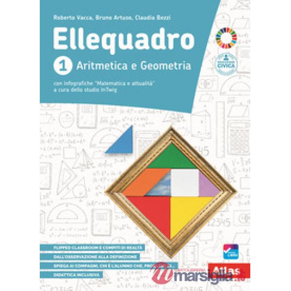 ELLEQUADRO 1 ARITMETICA + GEOGRAFIA VOL. UNICO