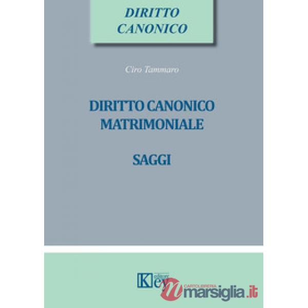 Diritto canonico matrimoniale. Saggi