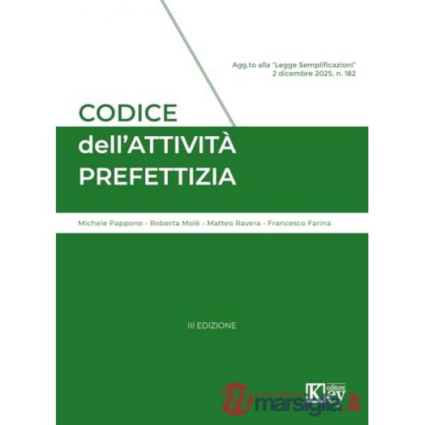 Codice dell'attività prefettizia 2026