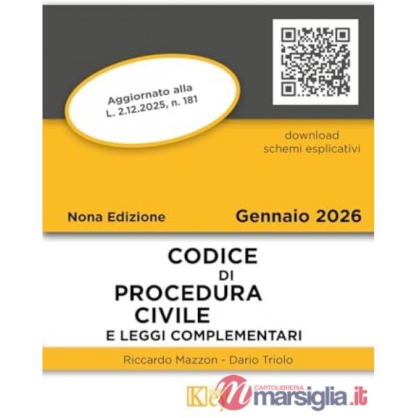 Codice di procedura civile e leggi complementari 2026