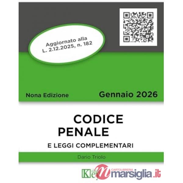 Codice penale e leggi complementari 2026