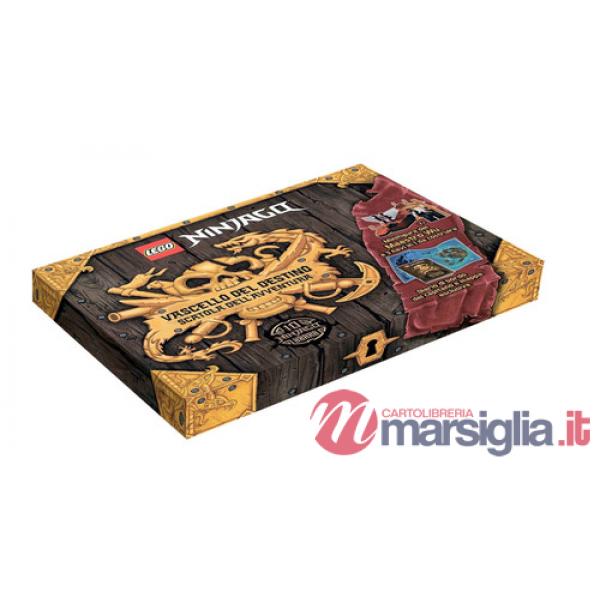 Vascello del destino. Scatola dell'avventura. Lego Ninjago. Con 3 navi in 1 da costruire. Con minifigura del maestro Wu (Il)