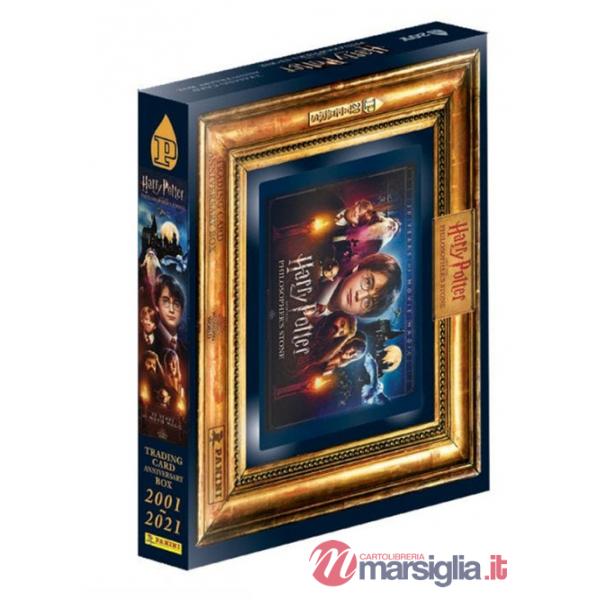 Harry Potter trading card anniversary box (2001-2021). Con 1 card XXL. Con 21 card tematiche
