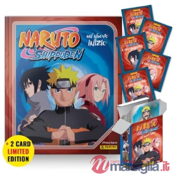 Nuovo inizio. Naruto shippuden. Con 5 bustine. Con 2 card limited (Un)