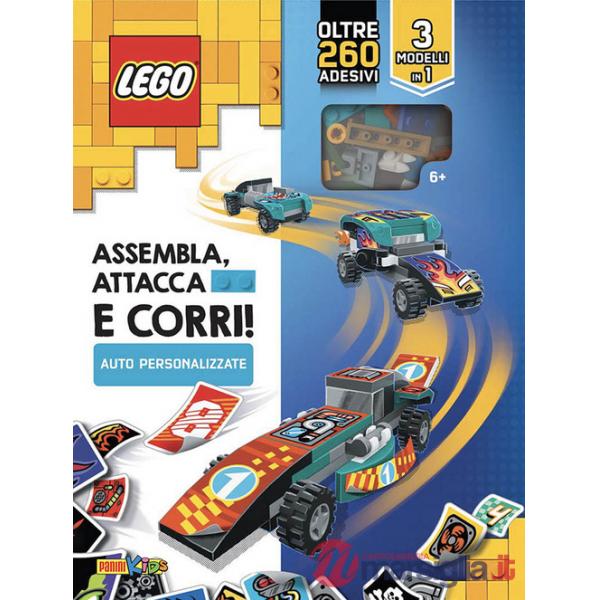 Assembla, attacca e corri! Auto personalizzate. Lego. Con adesivi. Ediz. a colori. Con gadget