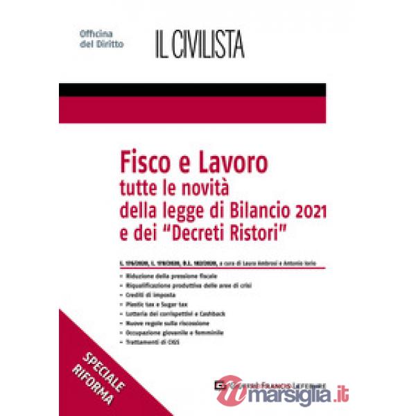 Fisco e lavoro. Tutte le novità della Legge di bilancio 2021 e dei «Decreti Ristori»