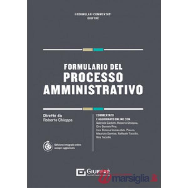 Formulario del processo amministrativo
