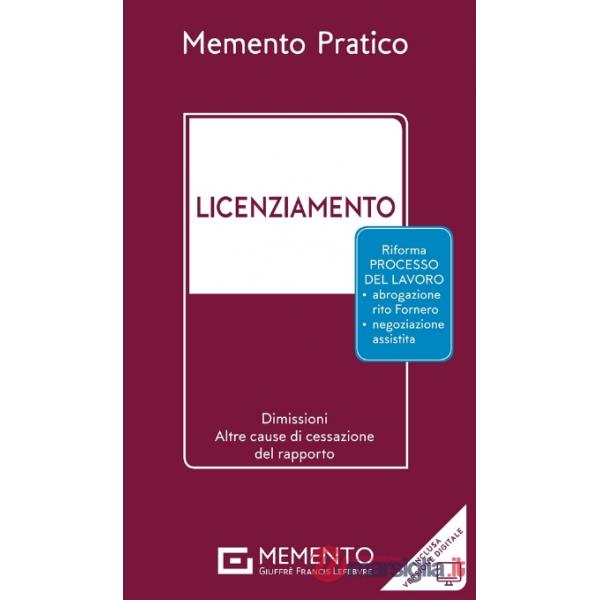 Memento Licenziamento 2023