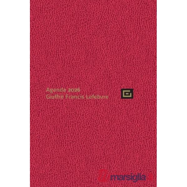 Agenda personale 2026 Rossa