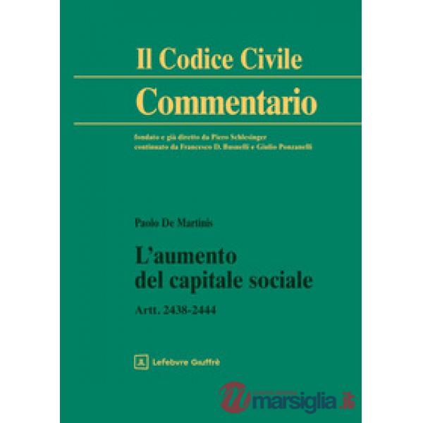 L'aumento del capitale sociale
