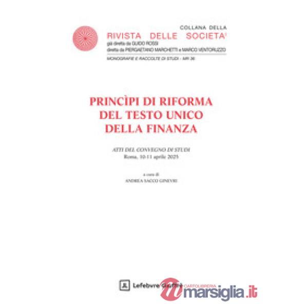 Principi di riforma del testo unico della finanza