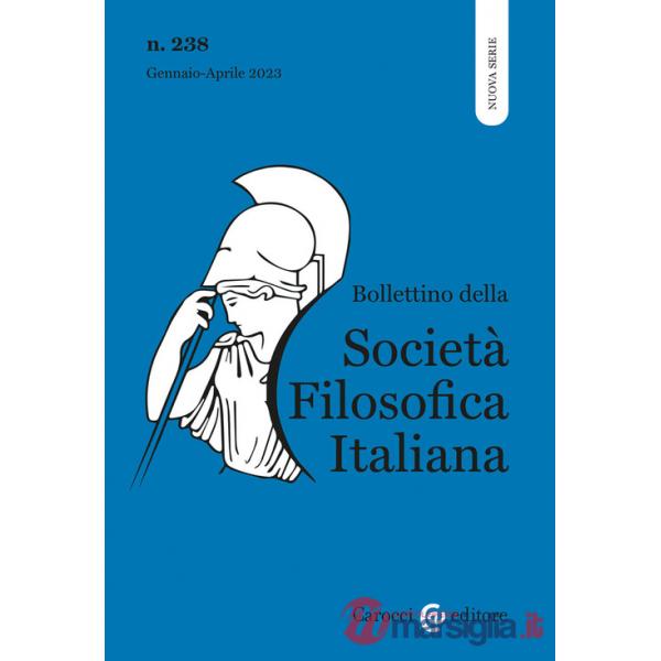 Bollettino della società filosofica italiana. Nuova serie (2023). Vol. 1