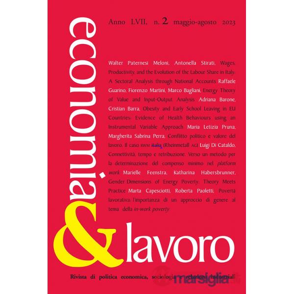 Economia & lavoro (2023). Vol. 2