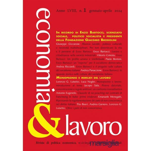 Economia & lavoro (2024). Vol. 1