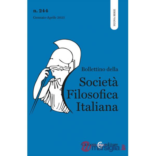 Bollettino società filosofica italiana. Nuova serie (2025). Vol. 1