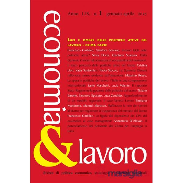 Economia & lavoro (2025). Vol. 1