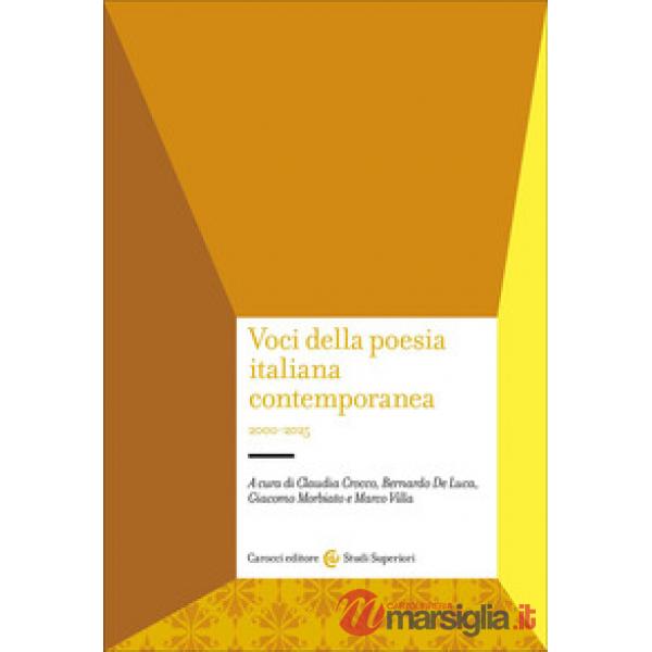 Voci della poesia italiana contemporanea. 2000-2025