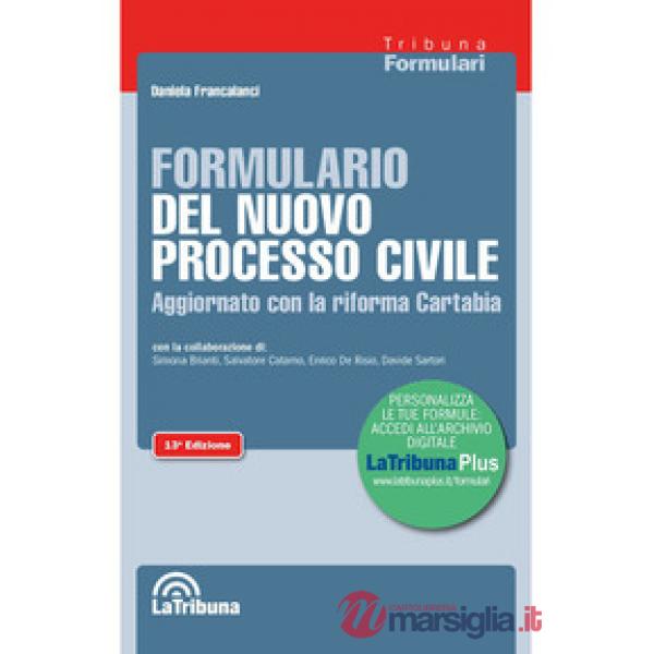 Formulario del nuovo processo civile