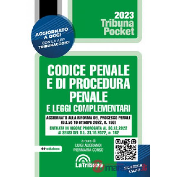 Codice penale e di procedura penale e leggi complementari