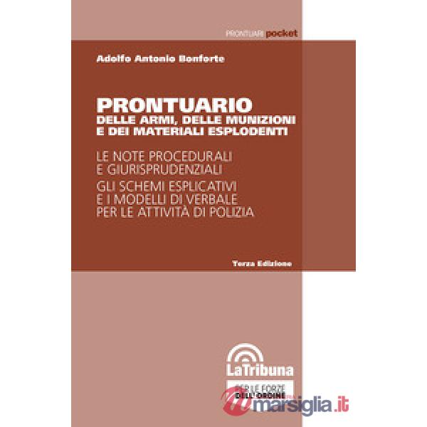 Prontuario delle armi, delle munizioni e dei materiali esplodenti
