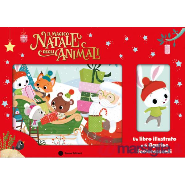 Magico Natale degli animali. Ediz. illustrata. Con 6 sagome staccabili (Il)