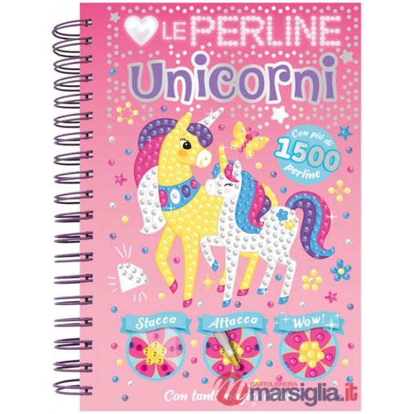 Amo le perline. Unicorni. Ediz. a colori. Ediz. a spirale. Con 1500 perline adesive