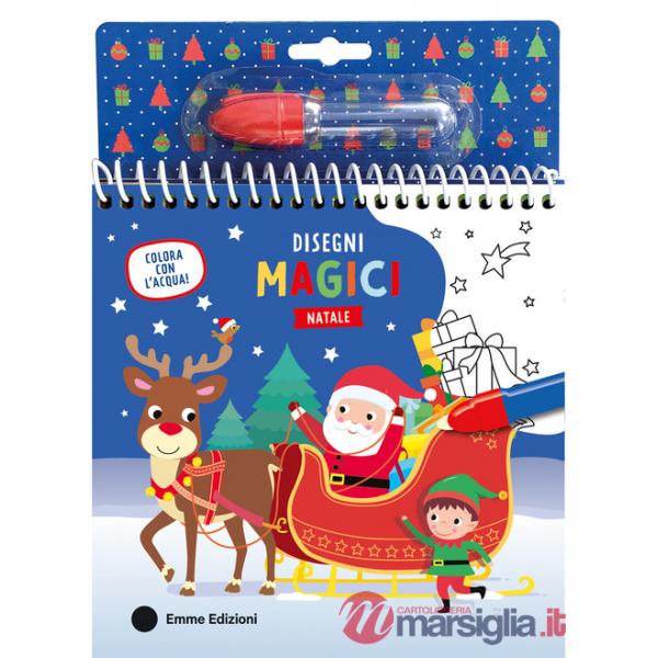 Disegni magici. Natale. Ediz. a colori. Ediz. a spirale. Con pennarello ad acqua