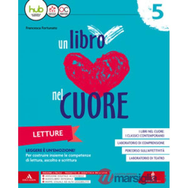 UN LIBRO CUORE LETT5 GRAMMATICA + LABORATORIO + QUADERNO