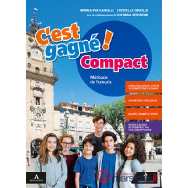 C'EST GAGNE! COMPACTE + PARCOURS EXAMEN + OTTAVINO VERBI + CDMP3