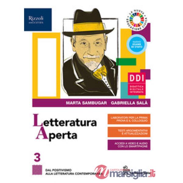 LETTERAT. APERTA 3 VOL + FASC + CONT. ESSENZ. SET