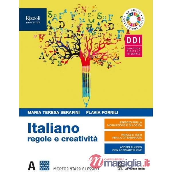 ITALIANO. REGOLE E CREATIVITA' + A + B + VOL. INVALSI + LESSIC