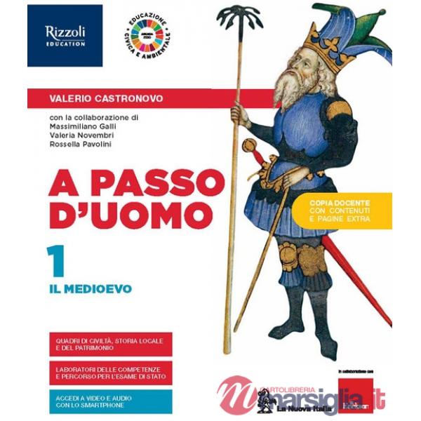 A PASSO UOMO 1 VOL + ATL + ED. CIV SET