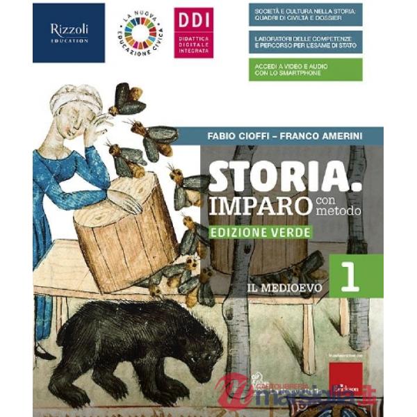 STORIA. IMPARO CON METODO VOL. 1 + CLIL + LA NUOVA EDUCAZIONE CIVICA