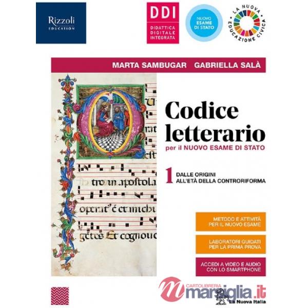 CODICE LETTERARIO 2020 VOL. 2 SENZA LEOPARDI + LABORATORIO - LIBRO DIG